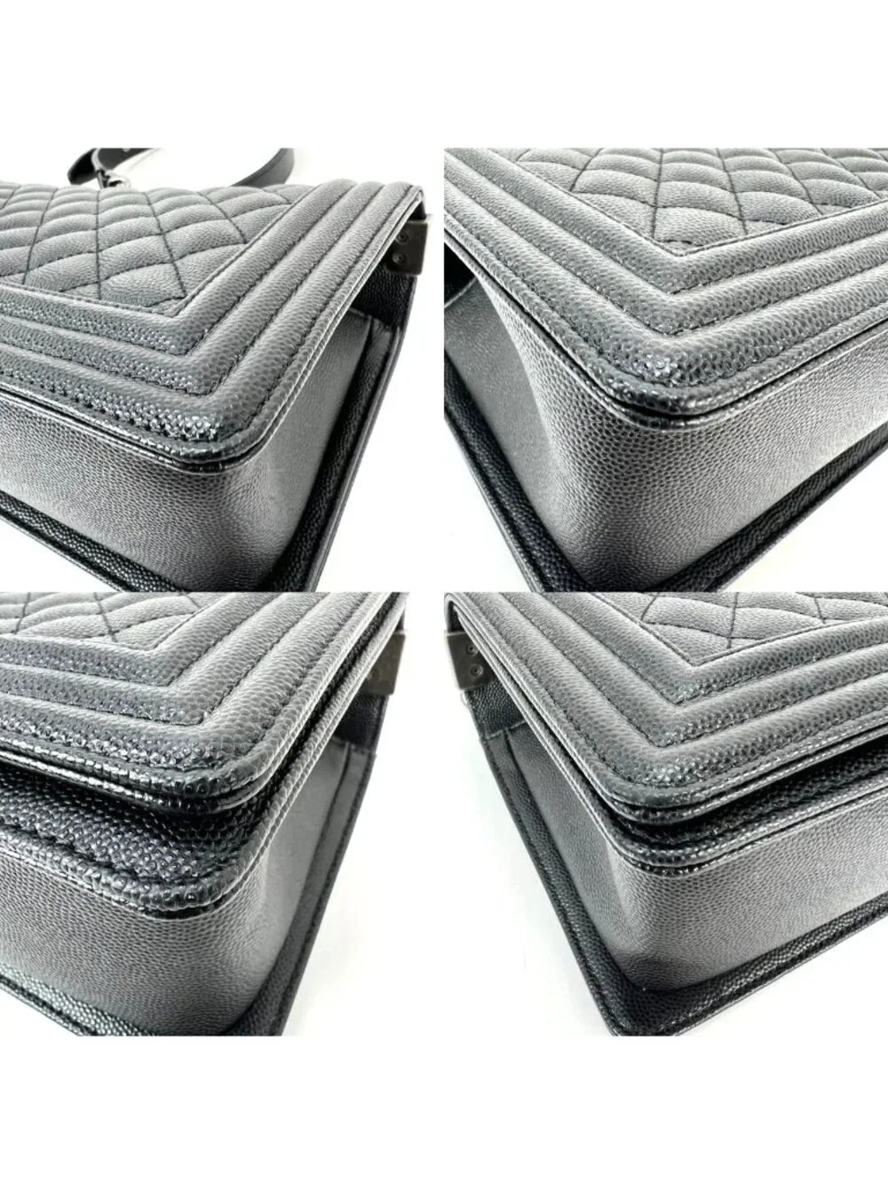 Chanel Caviar Quilted Medium Black Boy Flap Shoulder Bag